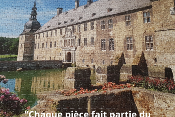 Un puzzle d'un château